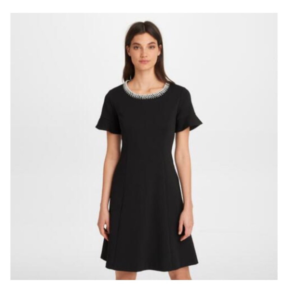 Karl Lagerfeld Paris Black dress with pearl detail
